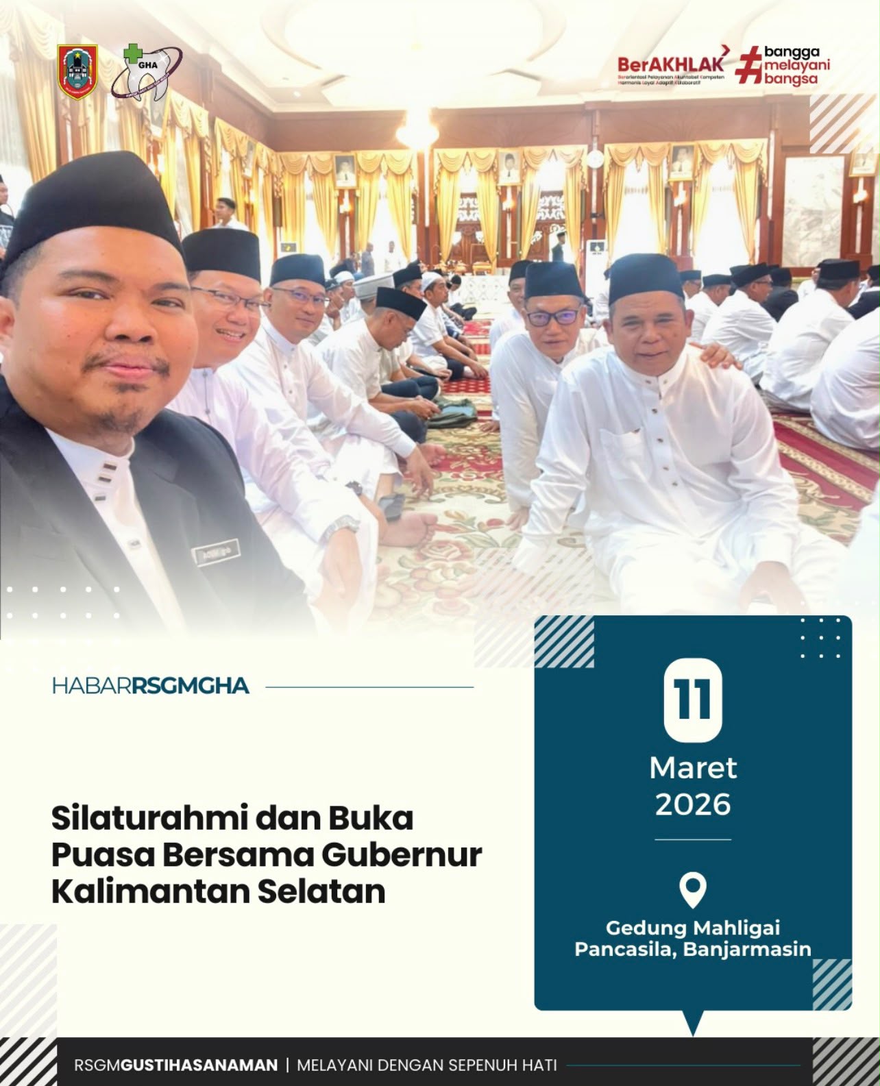 Silaturahmi dan Buka Puasa Bersama Gubernur Kalimantan Selatan