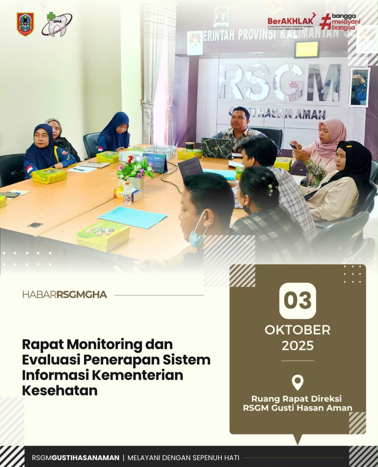 Rapat Monitoring dan Evaluasi Penerapan Sistem Informasi Kemenkes