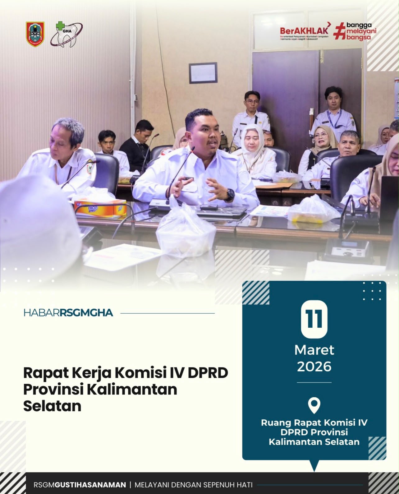 Rapat Kerja Komisi IV DPRD Provinsi Kalimantan Selatan