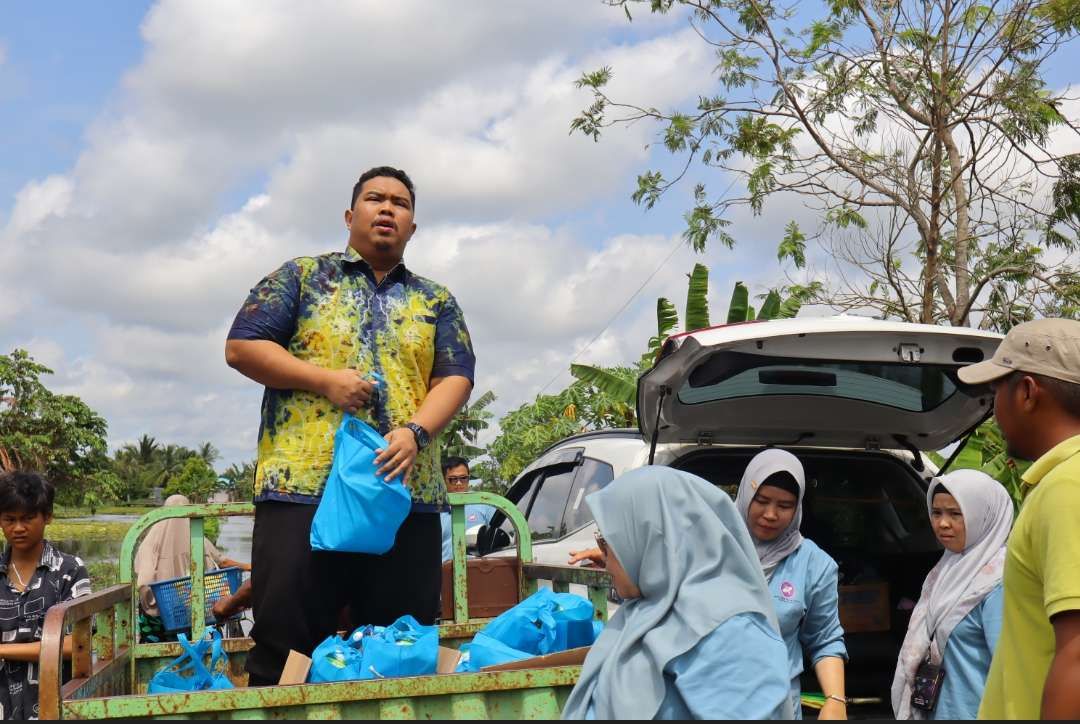 RSGM Gusti Hasan Aman Salurkan Bantuan Banjir